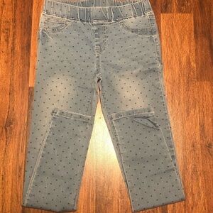 Kids Cat & Jack Heart print skinny jeans!